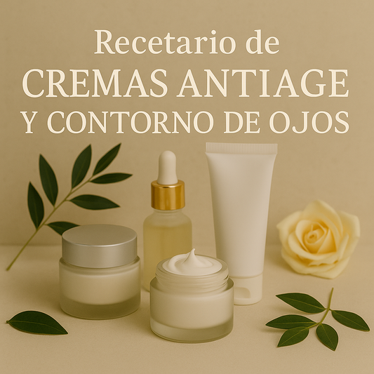 Recetario de Cremas Antiage y Contorno de ojos 75% OFF
